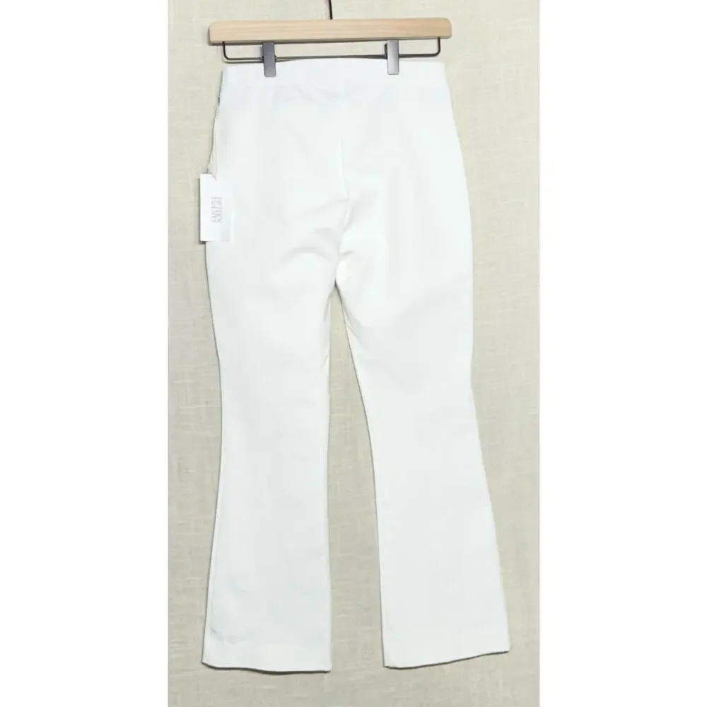NWT Fifteen Twenty Off White Sigourney Pintuck Wide Leg Pants Size XS